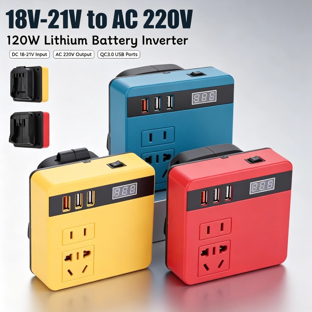 120W DC 18-21V to AC 220V Powe - огляд і ціна Ac Outdoor Power
