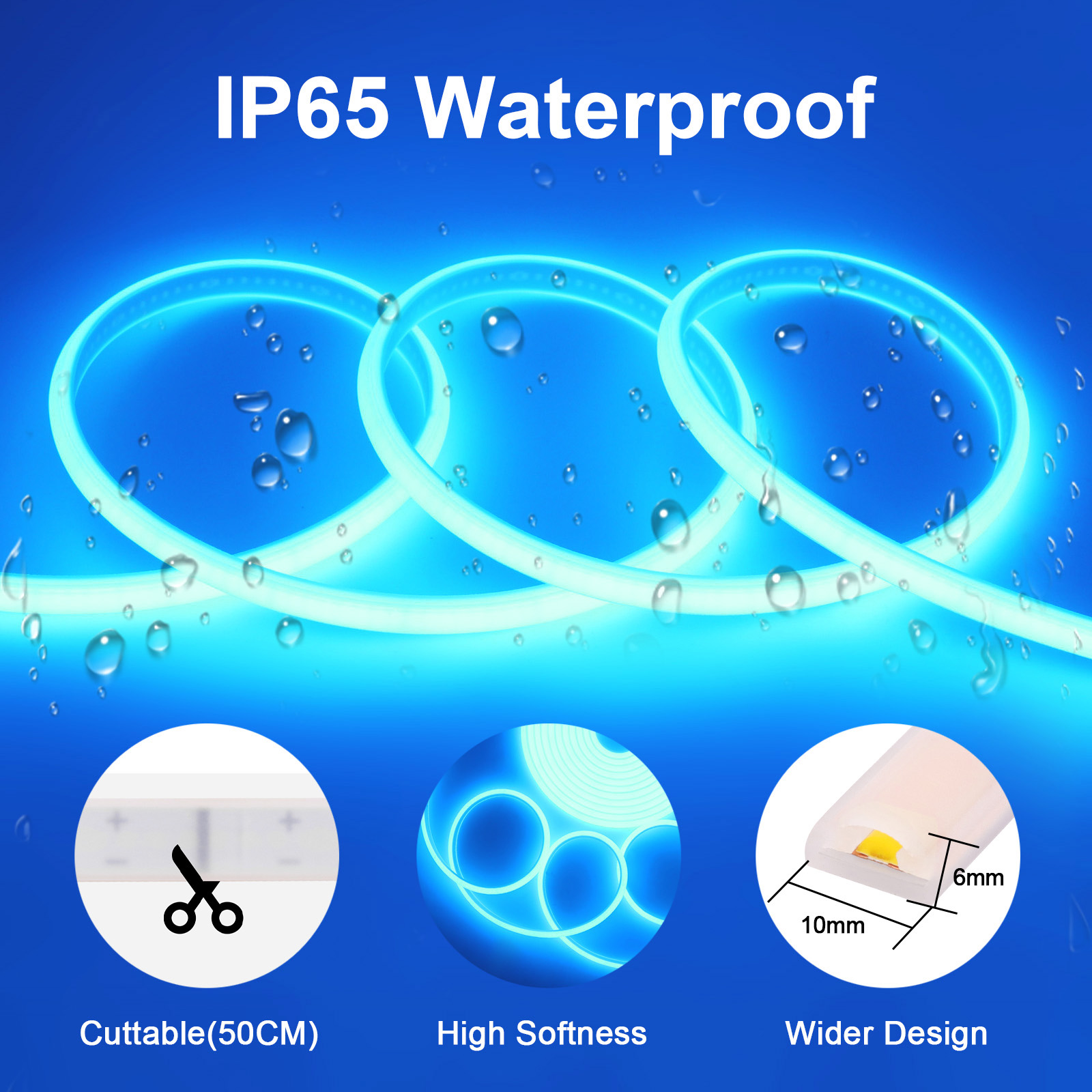 Tuya APP WiFi Dimmable COB LED - огляд і ціна Outdoor Power Strip Weatherproof